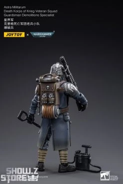 JoyToy Source 1/18 Warhammer 40K Death Korps Of Krieg Veteran Squad Guardsman Demolitions Specialist -model store 2664ef4b4b