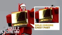 FansToys Gold Chrome Chest Part Accessories For FT-55 Recorder Blaster -model store 2a8ac81494