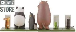 Kaiyodo MiniQ Sato Kunio's Animal Bathroom In Groups 2 Set Of 8 -model store 2c26661413