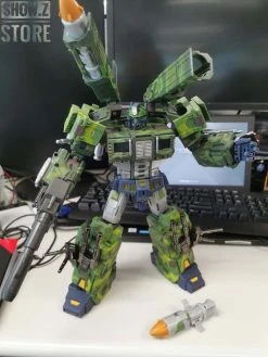 VISUAL Head Sculpt & Missiles Upgrade Kit For TFC STC-01B Supreme Tactical Commander Jungle Version -model store 2da948d067