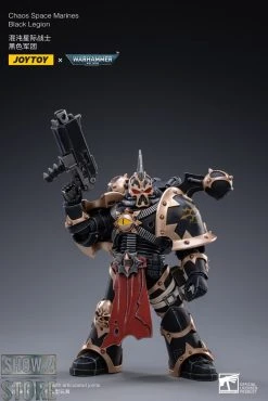 JoyToy Source 1/18 Warhammer 40K Chaos Space Marine E Black Legion Warband -model store 2dd97c3a41