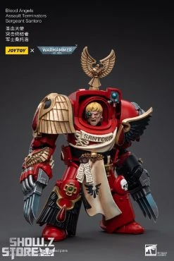 JoyToy Source 1/18 Warhammer 40K Blood Angels Assault Terminators Sergeant Santoro -model store 2e482efcaa
