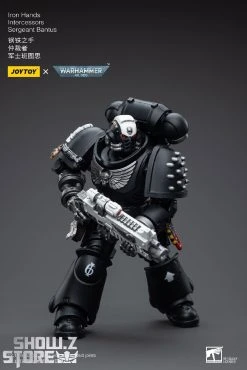 JoyToy Source 1/18 Warhammer 40K Iron Hands Intercessors Sergeant Bantus -model store 2fb8ff4595