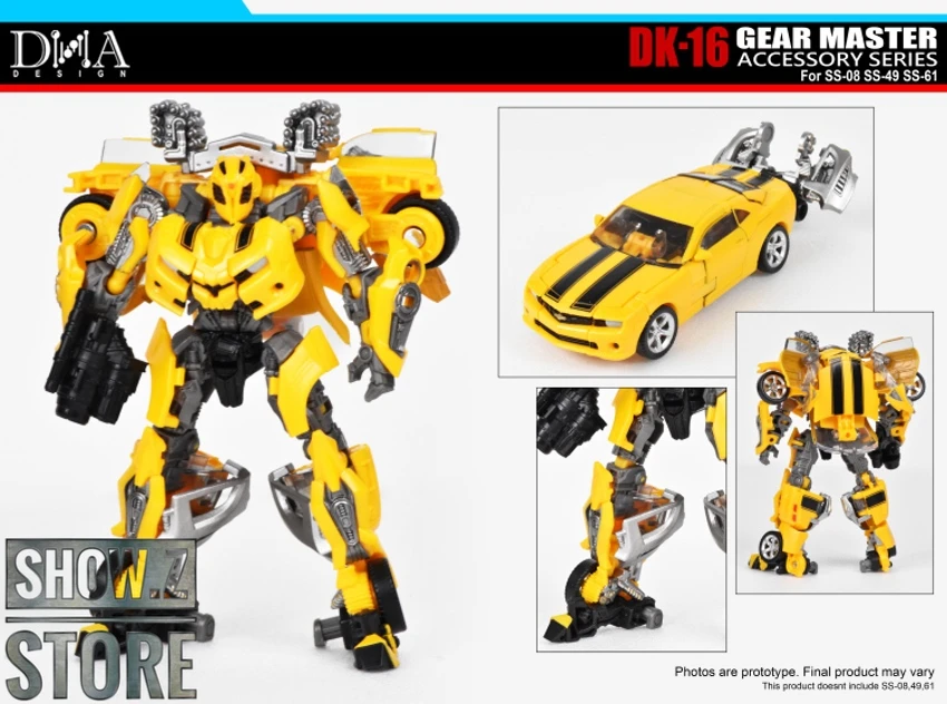 DNA Design DK-16 Gear Master Upgrade Kit For SS-49/61/08 Bumblebee, Sentinel Prime & Blackout 6 DNA Design DK-16 Gear Master Upgrade Kit For SS-49/61/08 Bumblebee, Sentinel Prime & Blackout - Image 4