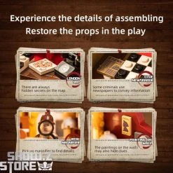 Pantasy 86218 Sherlock Holmes 221B Baker Street Building Blocks -model store 31eb76d60b