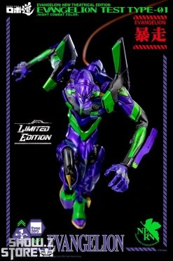 Threezero ROBO-DOU Evangelion Test Type-01 Night Combat Color Version -model store 31fed00a01