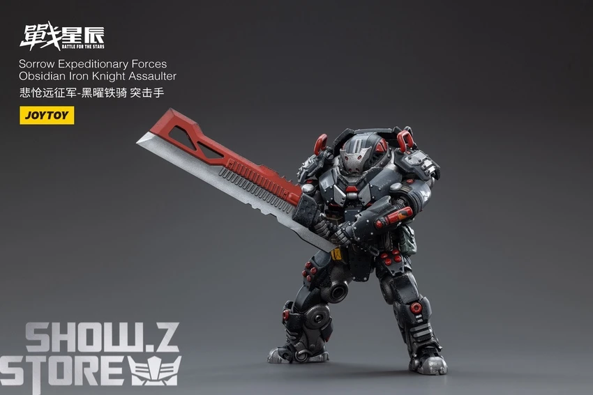JoyToy Source 1/18 Sorrow Expeditionary Forces Obsidian Iron Knight Assaulter 4 JoyToy Source 1/18 Sorrow Expeditionary Forces Obsidian Iron Knight Assaulter - Image 2
