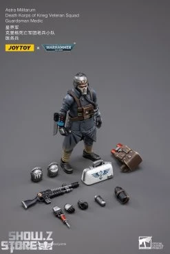 JoyToy Source 1/18 Warhammer 40K Death Korps Of Krieg Veteran Squad Guardsman Medic -model store 32b7555e01