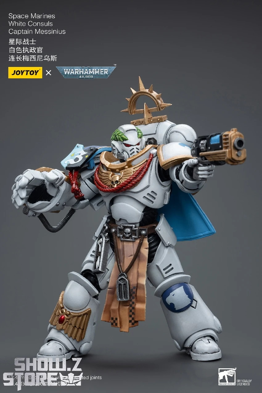 JoyToy Source 1/18 Warhammer 40K Space Marines White Consuls Captain Messinius 4 JoyToy Source 1/18 Warhammer 40K Space Marines White Consuls Captain Messinius - Image 2