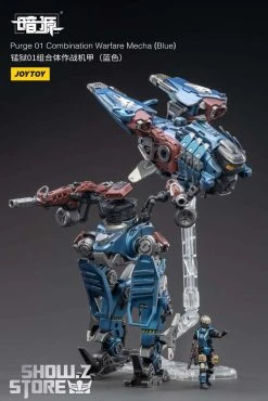 JoyToy Source 1/25 Purge 01 Combination Warfare Mecha Blue Version W/ Pilot -model store 32db99de08