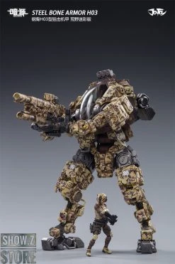 JoyToy Source 1/25 H03 Steel Bone Attack Mecha Desert Color W/ Pilot -model store 33b67a03a5