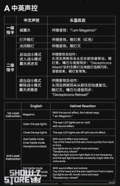 Killerbody 1/1 KB20069-48 Official Licensed Megatron Wearable Helmet W/ Voice Control -model store 3448f470dc
