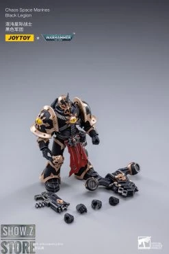 JoyToy Source 1/18 Warhammer 40K Chaos Space Marine E Black Legion Warband -model store 344ceddc88