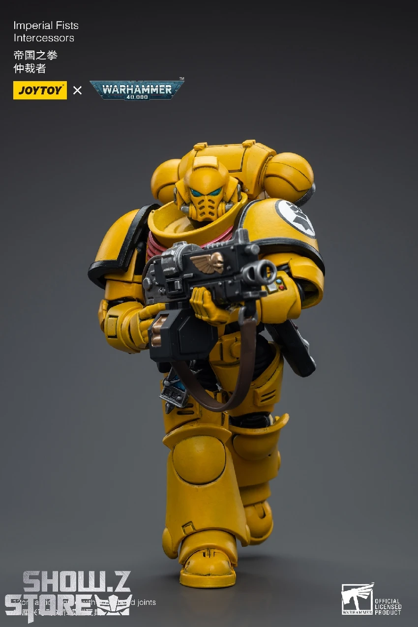 JoyToy Source 1/18 Warhammer 40K Imperial Fists Intercessors 5 JoyToy Source 1/18 Warhammer 40K Imperial Fists Intercessors - Image 3