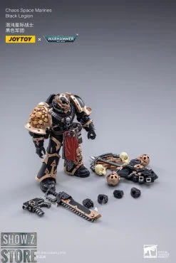 JoyToy Source 1/18 Warhammer 40K Chaos Space Marine D Black Legion Warband -model store 35460065bb