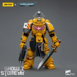 JoyToy Source 1/18 Warhammer 40K Imperial Fists Lieutenant W/ Power Sword