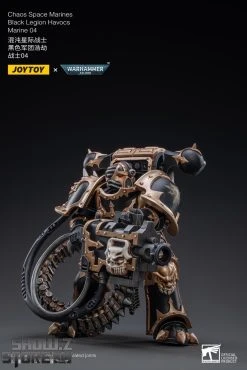 JoyToy Source 1/18 Warhammer 40K Chaos Space Marine Black Legion Havocs Marine 04 -model store 37a93fcad5