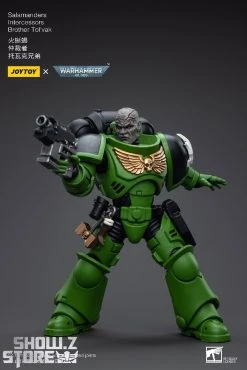JoyToy Source 1/18 Warhammer 40K Salamanders Intercessors Brother Tol'vak -model store 3980665812
