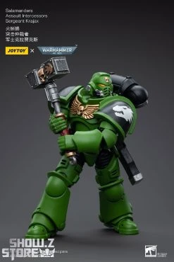 JoyToy Source 1/18 Warhammer 40K Salamanders Assault Intercessors Sergeant Krajax -model store 3a009a02d5
