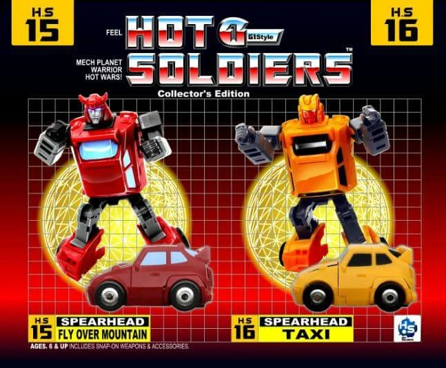 Mech Planet Hot Soldiers HS-15 Cliffjumper & HS-16 Hubcup Set Of 2 6 Mech Planet Hot Soldiers HS-15 Cliffjumper & HS-16 Hubcup Set Of 2 - Image 4
