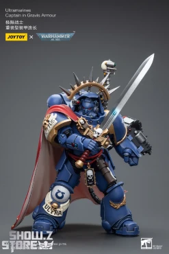 [Coming Soon] JoyToy Source 1/18 Warhammer 40K Ultramarines Captain In Gravis Armour -model store 3b4ef88252