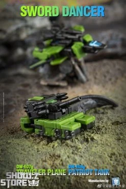 Dr.Wu Sword Dancer Slamdance DW-E07G Traveler Plane Raindance & DW-E08G Patriot Tank Grandslam Set Of 2 Green Version -model store 3be4bbe96f