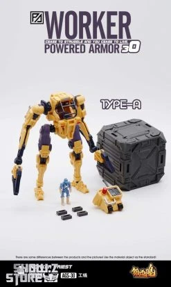 Forging Soul 1/60 AGS-30 Powered Armor Series Worker Priest Yellow Version -model store 3e16882d40