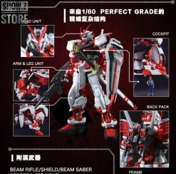 Daban DB 1/60 PG MBF-P02 MBFP02 Gundam Astray Red Frame -model store 3f310ca9bb