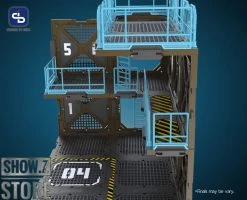 FreshRetro 1/18 1/24 SIB04 Scene In Box Fortifications-B Model Kit -model store 3fbf6ca35c