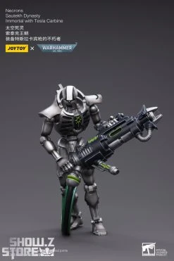 JoyToy Source 1/18 Warhammer 40K Necrons Sautekh Dynasty Immortal With Tesla Carbine -model store 418e3c4ca2