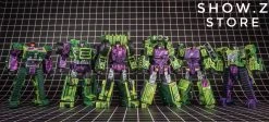 Toyworld TW TW-C07A TWC07A Constructor Devastator Cel Cell Shaded Deluxe Version Set Of 6 -model store 41de9957fe