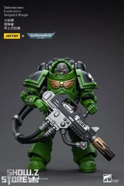 JoyToy Source 1/18 Warhammer 40K Salamanders Eradicators Sergeant Bragar -model store 43118486ef