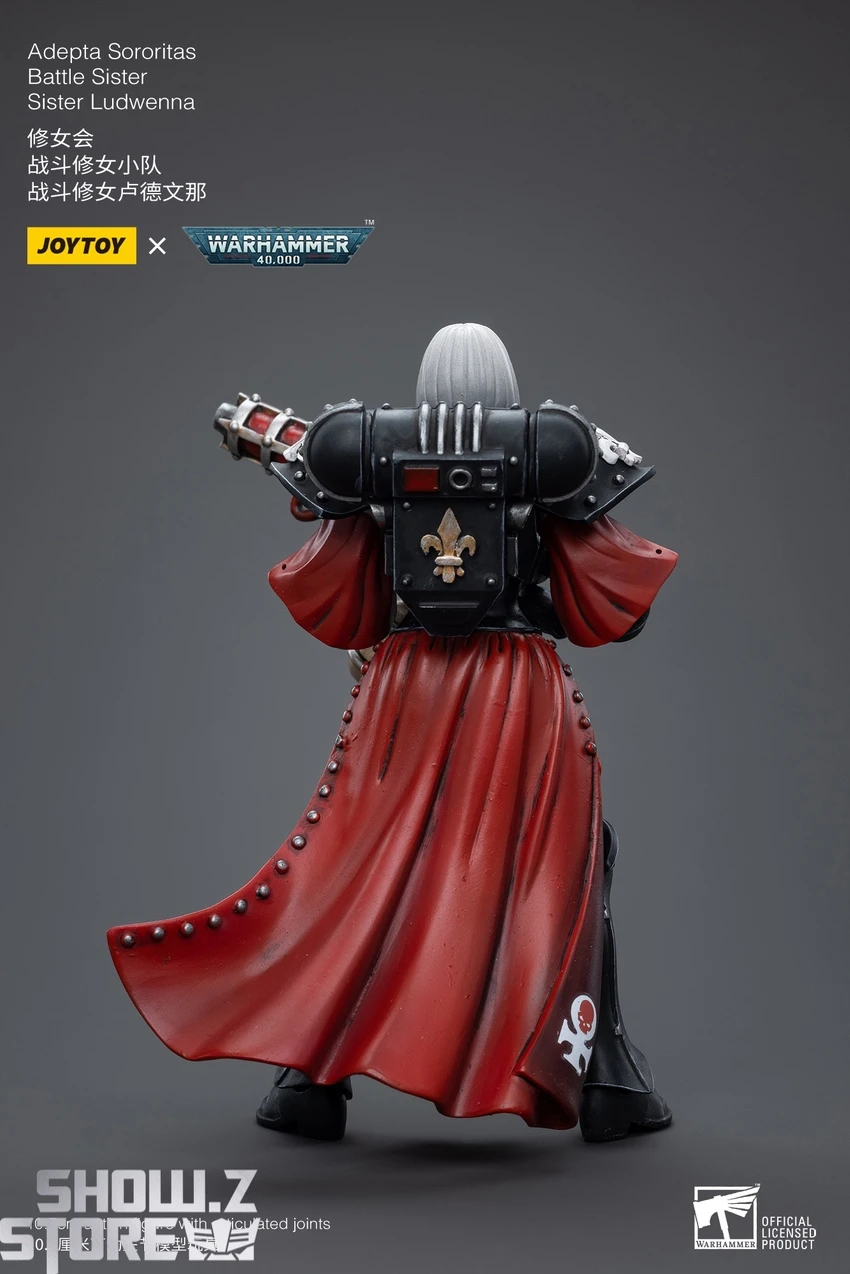 JoyToy Source 1/18 Warhammer 40K Adepta Sororitas Battle Sister Sister Ludwenna 6 JoyToy Source 1/18 Warhammer 40K Adepta Sororitas Battle Sister Sister Ludwenna - Image 4