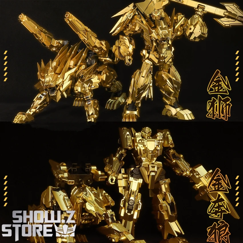Cang-Toys CT-CY04SP Kinglion Razorclaw & CT-CY07SP Dasirius Golden Version Set Of 2 3 Cang-Toys CT-CY04SP Kinglion Razorclaw & CT-CY07SP Dasirius Golden Version Set Of 2