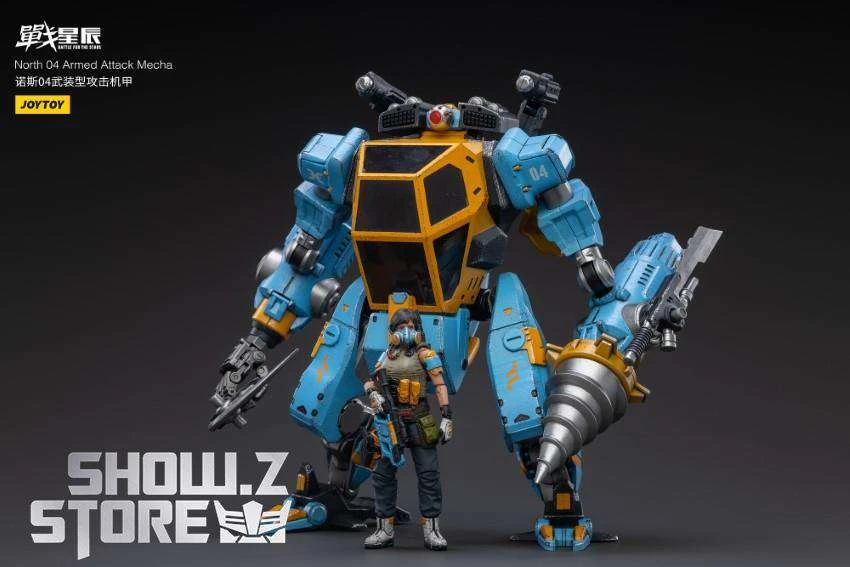 JoyToy Source 1/18 North 04 Armed Attack Mecha W/ Pilot 11 JoyToy Source 1/18 North 04 Armed Attack Mecha W/ Pilot - Image 9