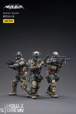 JoyToy Source 1/18 Spartan Squad Soldiers Set Of 3 -model store 459e7ab1a8