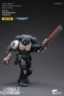 JoyToy Source 1/18 Warhammer 40K Space Marines Black Templars Outriders Brother Valtus -model store 46aa145505