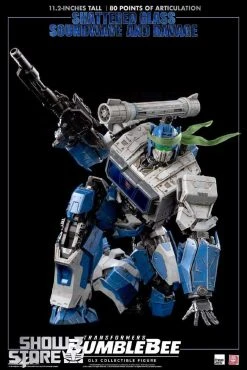 ThreeZero & Hasbro 3Z0160-EX 3Z04121W0 DLX Shattered Glass Soundwave & Ravage W/ LED -model store 47937b1727