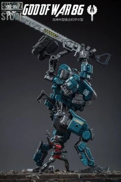 JoyToy Source Acid Rain 1/25 God Of War 86 Medium-Sized Mecha Figure Set Blue Version -model store 47c3899b5b