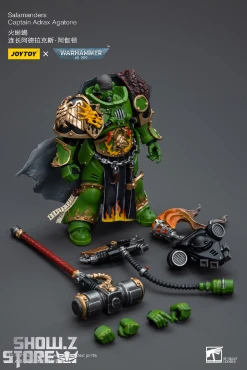 JoyToy Source 1/18 Warhammer 40K Salamanders Captain Adrax Agaton -model store 486f0e5bd4