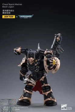 JoyToy Source 1/18 Warhammer 40K Chaos Space Marine E Black Legion Warband -model store 489290b99b