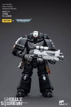 JoyToy Source 1/18 Warhammer 40K Iron Hands Intercessors Sergeant Bantus -model store 490d29d914