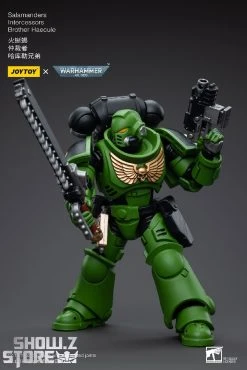 JoyToy Source 1/18 Warhammer 40K Salamanders Intercessors Brother Haecule 18 JoyToy Source 1/18 Warhammer 40K Salamanders Intercessors Brother Haecule -model store 49fd78ef03