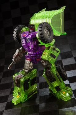 Toyworld TW-C07C Constructor Devastator Clear Version Full Set Of 6 Figures TW-07C Clear Constructor -model store 4abb0be1a9