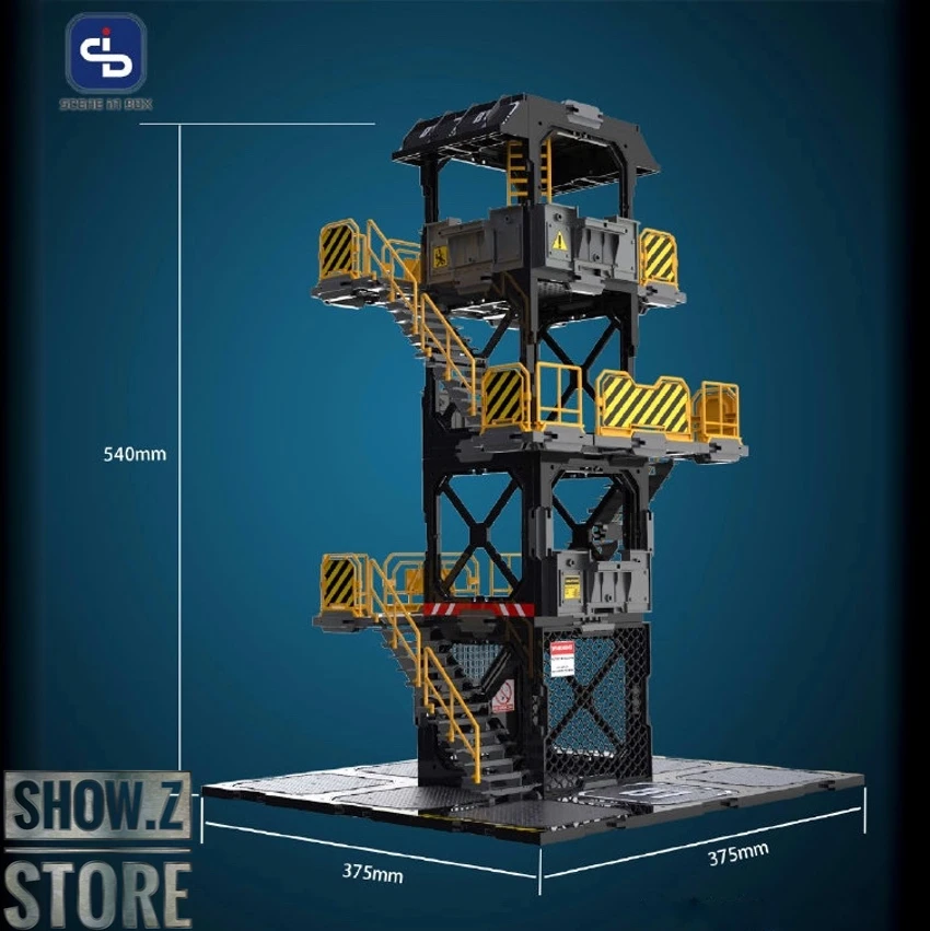 FreshRetro 1/18 1/24 SIB01 Scene In Box Watchtower Model Kit 3 FreshRetro 1/18 1/24 SIB01 Scene In Box Watchtower Model Kit