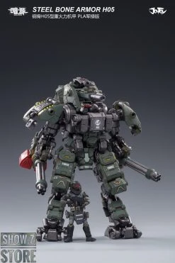 JoyToy Source 1/25 H05 Steel Bone Attack Mecha Military Green Color W/ Pilot -model store 4ce7a59021
