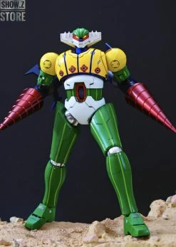 King Arts Diecast Scene Series DFS075 Steel Jeeg Battle Damaged Version -model store 5105b96af0