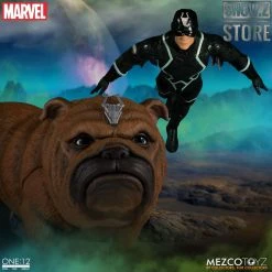 MEZCO Toyz One:12 Black Bolt & Lockjaw Two-Pack -model store 51543ece2f