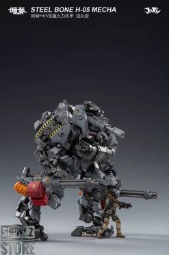 JoyToy Source 1/25 H05 Steel Bone Heavy Firepower Mecha W/ Pilot Gray Version -model store 5243359a2f