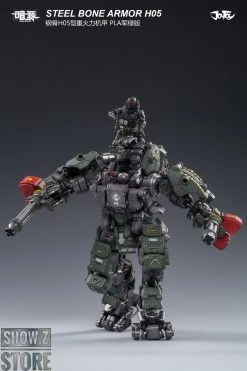 JoyToy Source 1/25 H05 Steel Bone Attack Mecha Military Green Color W/ Pilot -model store 526031a08e